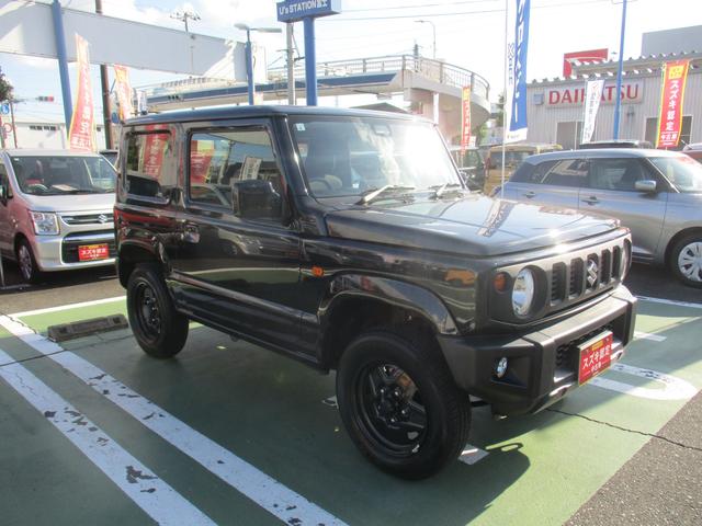 ジムニー ＸＬ　衝突被害軽減ブレーキ　オートライト　プッシュスタート　シートヒーター　オートエアコン　衝突被害軽減システム　横滑り防止機能　衝突安全ボディ　４ＷＤ（4枚目）