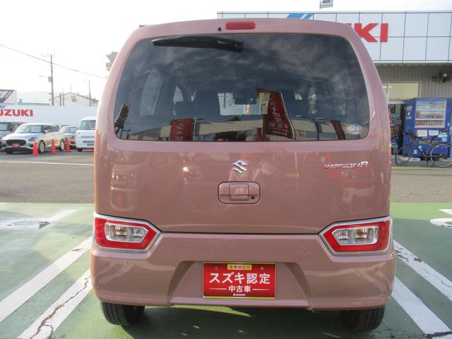 ワゴンR FX 4型 衝突被害軽減ブレーキ オートライト プッシュスタート シートヒーター オートエアコン リアパーキングセンサー CDステレオ 横滑り防止機能 衝突安全ボディ 盗難防止システム(7枚目)