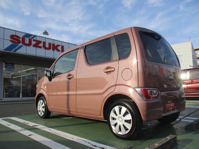 ワゴンR FX 4型 衝突被害軽減ブレーキ オートライト プッシュスタート シートヒーター オートエアコン リアパーキングセンサー CDステレオ 横滑り防止機能 衝突安全ボディ 盗難防止システム(8枚目)