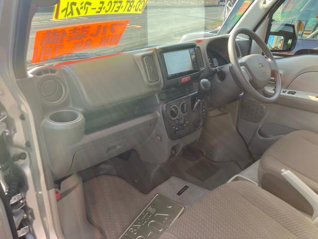ミニキャブバン G 走行6千キロ ナビフルセグTV Eアシスト DVD CD ブルートゥース ETC キーレス(48枚目)