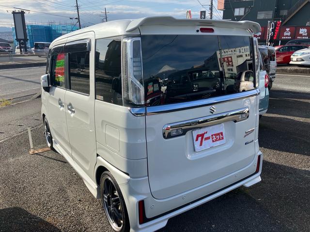 スペーシアカスタム ハイブリッドＸＳターボ　社外フローティングナビフルセグＴＶ　ＤＶＤ　ブルートゥース　サブウーファー　全方位カメラ　ＲＳＲダウンサス　両側オートスライドドア　社外１６インチアルミ　ドライブレコーダー　キーフリー（12枚目）