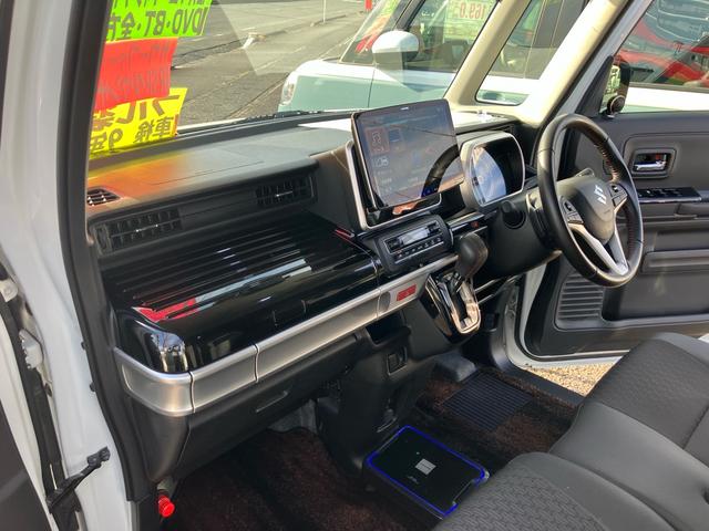 スペーシアカスタム ハイブリッドＸＳターボ　社外フローティングナビフルセグＴＶ　ＤＶＤ　ブルートゥース　サブウーファー　全方位カメラ　ＲＳＲダウンサス　両側オートスライドドア　社外１６インチアルミ　ドライブレコーダー　キーフリー（60枚目）