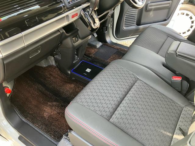 スペーシアカスタム ハイブリッドＸＳターボ　社外フローティングナビフルセグＴＶ　ＤＶＤ　ブルートゥース　サブウーファー　全方位カメラ　ＲＳＲダウンサス　両側オートスライドドア　社外１６インチアルミ　ドライブレコーダー　キーフリー（64枚目）