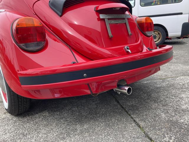 ビートル 　タイプＩ　ビンテージ　　ビンテージステアリング　リボンタイヤ　ＣＤ　ＥＴＣ　ローダウン　シート張り替え済　ＮＥＷペイント（16枚目）