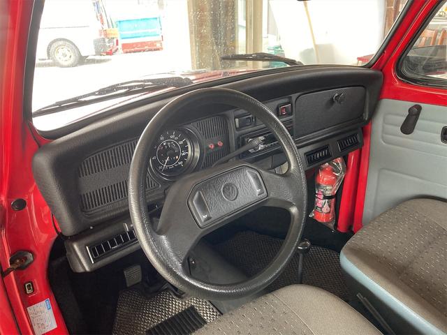 ビートル 　タイプＩ　ビンテージ　　ビンテージステアリング　リボンタイヤ　ＣＤ　ＥＴＣ　ローダウン　シート張り替え済　ＮＥＷペイント（21枚目）