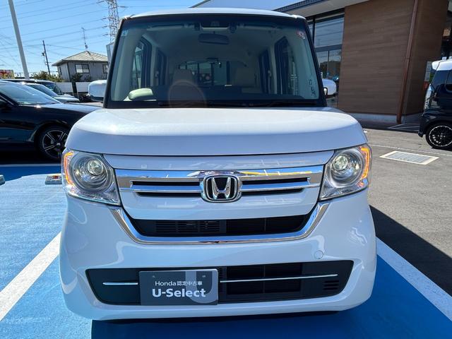 N-BOX L Hondaセンシング 純正メモリナビ ETC 禁煙車 ワンオーナー リア左側パワースライドドア 運転席助手席シートヒーター 充電用USBジャック ロールサンシェード フルLEDヘッドライト ドラレコ付(4枚目)