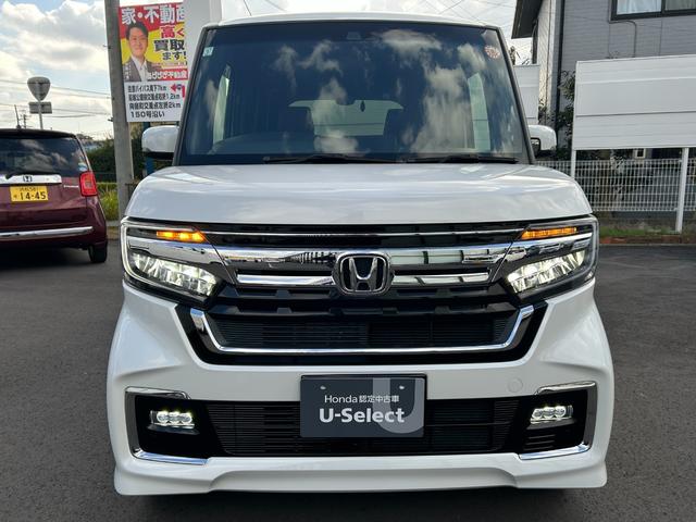 Ｎ－ＢＯＸカスタム Ｌターボ　純正メモリナビ　禁煙車　ＥＴＣ　ワンオーナー　リア両側パワースライドドア　運転席・助手席シートヒーター　プライムスムース・トリコットコンビシート　前席用ｉ－サイドエアバッグシステム＋サイドカーテンＡＢ（4枚目）