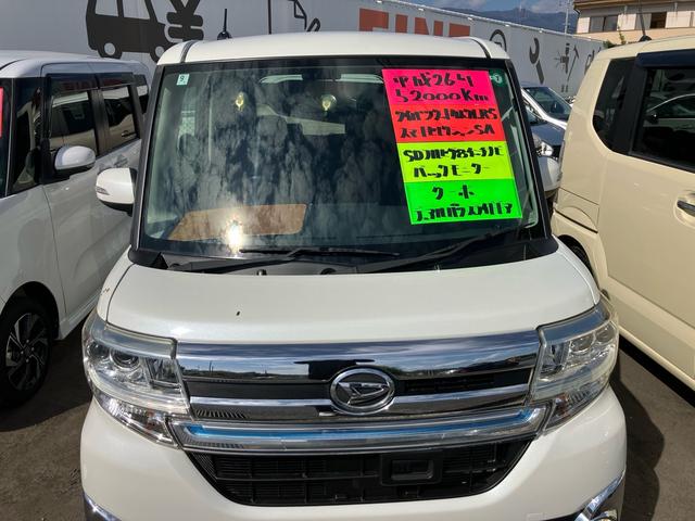 タント カスタムRS スマートセレクションSA ターボ 両側オートスライドドア 8インチSDナビフルセグTV バックモニター キーフリー プッシュスタート 純正エアロ 純正アルミ(6枚目)