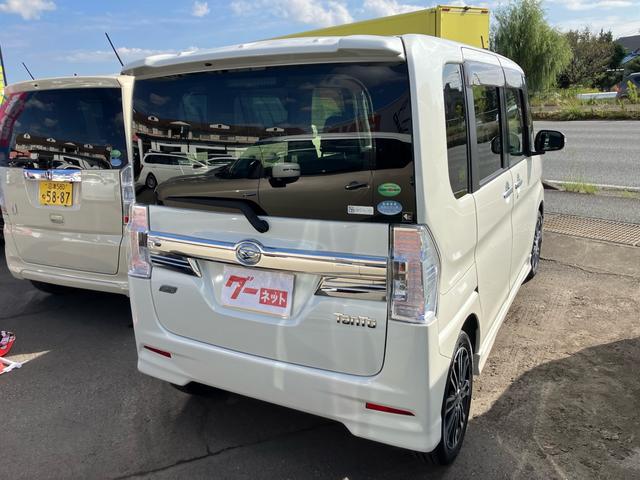 タント カスタムRS スマートセレクションSA ターボ 両側オートスライドドア 8インチSDナビフルセグTV バックモニター キーフリー プッシュスタート 純正エアロ 純正アルミ(8枚目)