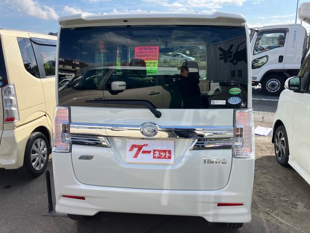 タント カスタムRS スマートセレクションSA ターボ 両側オートスライドドア 8インチSDナビフルセグTV バックモニター キーフリー プッシュスタート 純正エアロ 純正アルミ(9枚目)