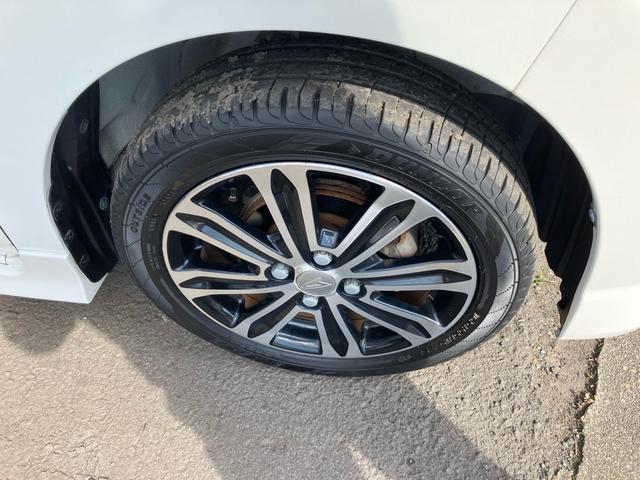 タント カスタムRS スマートセレクションSA ターボ 両側オートスライドドア 8インチSDナビフルセグTV バックモニター キーフリー プッシュスタート 純正エアロ 純正アルミ(15枚目)