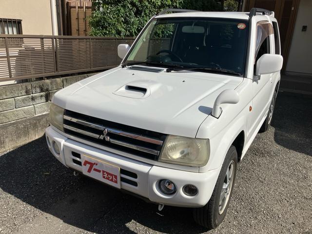 パジェロミニ アクティブフィールドエディション 4WD HDDナビ Rスポイラー 純正アルミホイール 電動格納ミラー キーレスエントリー 背面タイヤカバー 車検9年10月(3枚目)