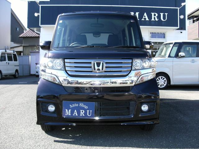 Ｎ－ＢＯＸカスタム Ｇ　純正ナビ　ワンセグＴＶ　テレビキャンセラー　バックカメラ　左パワースライドドア（2枚目）