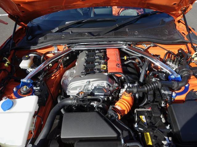 ロードスター ３０周年記念車　１１０台限定　ＲＥＣＡＲＯ社製シート　Ｂｒｅｍｂｏ社製フロントキャリパー（オレンジ塗装）ＮＩＳＳＩＮ社製リアキャリパー（オレンジ塗装）純正ナビ　フルセグＴＶ　ＴＶキャンセラー　バックカメラ　ＥＴＣ（32枚目）