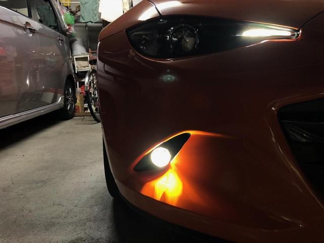 ロードスター ３０周年記念車　１１０台限定　ＲＥＣＡＲＯ社製シート　Ｂｒｅｍｂｏ社製フロントキャリパー（オレンジ塗装）ＮＩＳＳＩＮ社製リアキャリパー（オレンジ塗装）純正ナビ　フルセグＴＶ　ＴＶキャンセラー　バックカメラ　ＥＴＣ（44枚目）