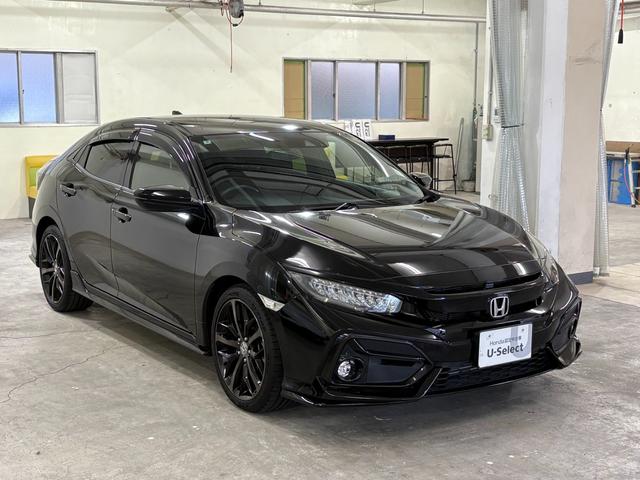 シビック ハッチバック ナビフルセグBカメラETCLEDAW 追突軽減ブレーキ Bモニター 横滑防止 シートヒーター付き LEDライト フルセグTV スマートキー AAC ナビ・TV ドラレコ サイドカーテンエアバック(6枚目)