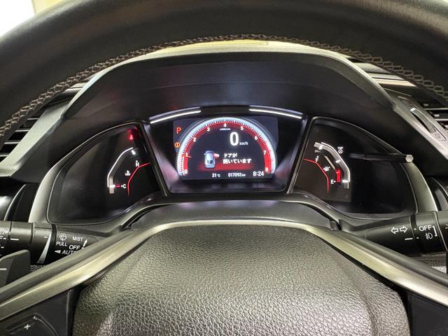 シビック ハッチバック ナビフルセグBカメラETCLEDAW 追突軽減ブレーキ Bモニター 横滑防止 シートヒーター付き LEDライト フルセグTV スマートキー AAC ナビ・TV ドラレコ サイドカーテンエアバック(15枚目)