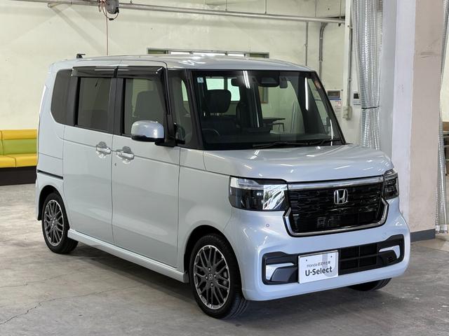 Ｎ－ＢＯＸカスタム ターボ　ナビフルセグＢカメラＥＴＣＬＥＤＡＷ　衝突被害軽減　キーフリー　Ｐセンサー　ＥＳＣ　パワステ　ＤＶＤ再生　両席エアバック　サイドエアバッグ　ターボ車　ＵＳＢ接続　スマキー　パワーウィンドウ　ＡＢＳ（6枚目）