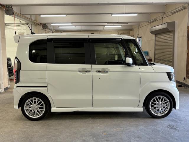 Ｎ－ＢＯＸカスタム ＥＸターボ　ナビフルセグＢカメラＥＴＣＬＥＤＡＷ　パーキングセンサー　記録簿　１オーナー　地デジ　ドライブレコーダー　前席シートヒーター　バックガイドモニター　カーテンエアバック　ＥＴＣ装備　禁煙　ＡＢＳ　ＤＶＤ（7枚目）