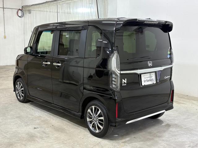 Ｎ－ＢＯＸカスタム Ｌ　ナビフルセグＢカメラＥＴＣＬＥＤＡＷ　両席電動スライドドア　Ｐソナー　禁煙　１オーナー　サイドエアバッグ　ナビＴＶ　Ａストップ　シートヒータ　点検記録簿　キーフリーシステム　ＬＥＤライト　リアカメ（2枚目）