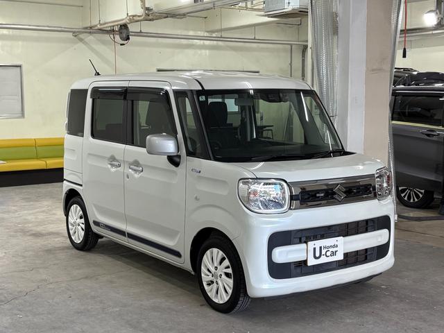 スペーシア ハイブリッドX ナビフルセグBカメラETCAW デュアルセンサーブレーキS 両側パワードア コーナーセンサ スマートエントリー 地デジフルセグ シ-トヒ-タ- ETC車載器 i-stop フリーキー ナビTV VDC(6枚目)