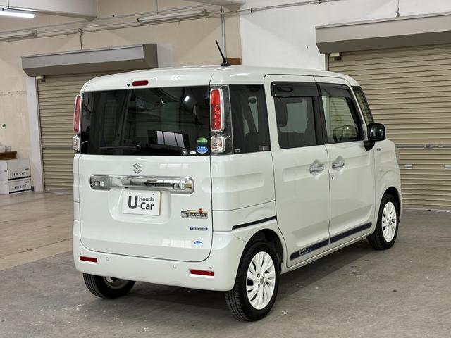 スペーシア ハイブリッドX ナビフルセグBカメラETCAW デュアルセンサーブレーキS 両側パワードア コーナーセンサ スマートエントリー 地デジフルセグ シ-トヒ-タ- ETC車載器 i-stop フリーキー ナビTV VDC(9枚目)