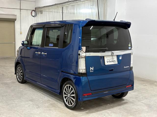 Ｎ－ＢＯＸカスタム Ｇ・ターボパッケージ　社外ナビフルセグＨＩＤＡＷ　フルセグテレビ　パワーウインドウ　スマートキープッシュスタート　ナビ＆ＴＶ　ＥＳＣ　キーレスエントリー　オートクルーズコントロール　ＤＶＤ再生　ＡＢＳ　助手席エアバック（2枚目）