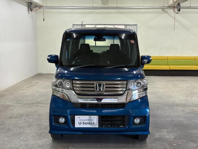 Ｎ－ＢＯＸカスタム Ｇ・ターボパッケージ　社外ナビフルセグＨＩＤＡＷ　フルセグテレビ　パワーウインドウ　スマートキープッシュスタート　ナビ＆ＴＶ　ＥＳＣ　キーレスエントリー　オートクルーズコントロール　ＤＶＤ再生　ＡＢＳ　助手席エアバック（5枚目）