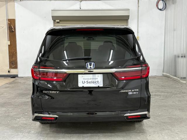 オデッセイハイブリッド e:HEVアブソルート・EX ナビフルセグリアモニターマルチビューカメラETCAWLED 電動Rゲート LEDライト シ-トヒ-タ- 両側PSD パワ-シ-ト 本革シート クルーズコントロール DVD再生機能 3列シート キーレス(10枚目)