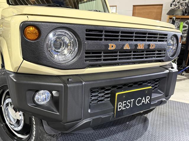 ジムニー XC 8インチナビTV DVD ブルートゥース USB ETC フロントグリル マフラー 16AW ステン背面タイヤカバー LEDヘッドライト シートヒーター ターボ クルーズコントロール 衝突被害軽減(15枚目)