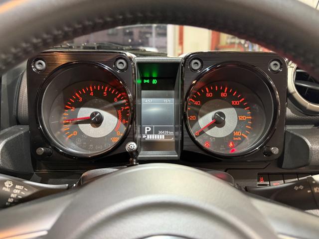 ジムニー XC 8インチナビTV DVD ブルートゥース USB ETC フロントグリル マフラー 16AW ステン背面タイヤカバー LEDヘッドライト シートヒーター ターボ クルーズコントロール 衝突被害軽減(27枚目)