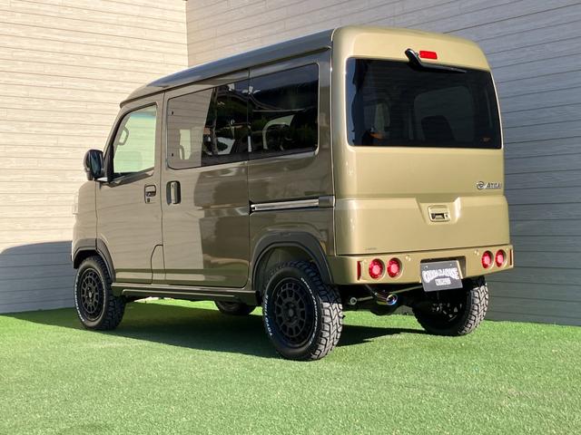 アトレー ＲＳ　４０ｍｍリフトアップキット　ブッシュバー　ＲＳＲラテラルロッド　純正ディスプレイオーディオ　オープンカントリーホワイトレター　リアショートバンパー　丸目テール　オーバーフェンダー　両側パワスラ（65枚目）