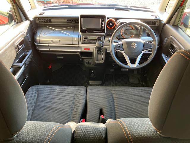 スペーシアギア ハイブリッドＸＺ　ナビ　全方位カメラ　ドラレコ　ＥＴＣ　シートヒーター　スマートキー　両側電動スライドドア　　ステアリングスイッチ　シートリフター　チルトステアリング　ベンチシート　フォグランプ　オートエアコン（7枚目）