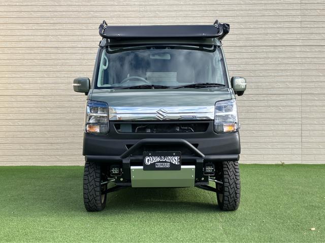 エブリイワゴン ＰＺターボスペシャル　４０ｍｍリフトアップキット　ブッシュバー　スキッドプレート　前後ショートバンパー　社外ラテラルロッド　リアショックアブソーバー延長ステー　ブレーキホース延長ステー　ウェッズＤＯＤアルミホイール（3枚目）