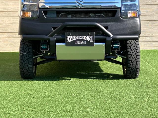 エブリイワゴン ＰＺターボスペシャル　４０ｍｍリフトアップキット　ブッシュバー　スキッドプレート　前後ショートバンパー　社外ラテラルロッド　リアショックアブソーバー延長ステー　ブレーキホース延長ステー　ウェッズＤＯＤアルミホイール（8枚目）