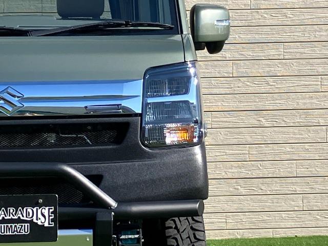 エブリイワゴン ＰＺターボスペシャル　４０ｍｍリフトアップキット　ブッシュバー　スキッドプレート　前後ショートバンパー　社外ラテラルロッド　リアショックアブソーバー延長ステー　ブレーキホース延長ステー　ウェッズＤＯＤアルミホイール（9枚目）