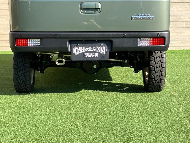 エブリイワゴン ＰＺターボスペシャル　４０ｍｍリフトアップキット　ブッシュバー　スキッドプレート　前後ショートバンパー　社外ラテラルロッド　リアショックアブソーバー延長ステー　ブレーキホース延長ステー　ウェッズＤＯＤアルミホイール（11枚目）