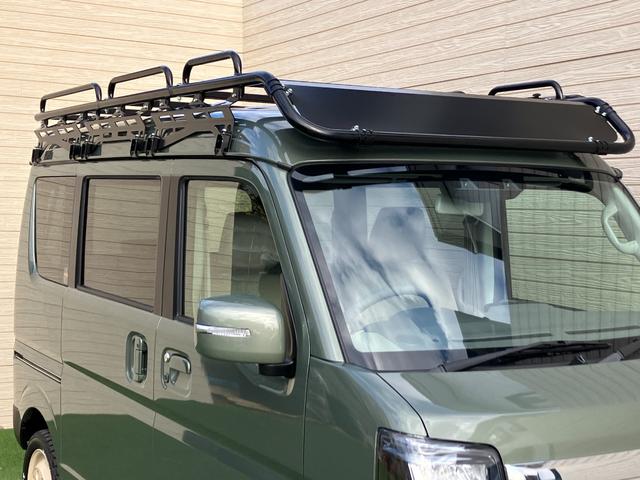 エブリイワゴン ＰＺターボスペシャル　４０ｍｍリフトアップキット　ブッシュバー　スキッドプレート　前後ショートバンパー　社外ラテラルロッド　リアショックアブソーバー延長ステー　ブレーキホース延長ステー　ウェッズＤＯＤアルミホイール（46枚目）