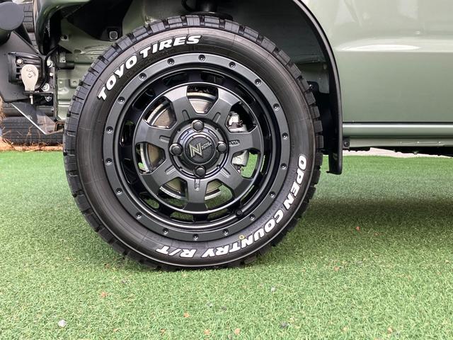 エブリイ ジョインターボ　４０ｍｍリフトアップ車　ブッシュバー　スキッドプレート　ＩＰＦフォグランプ　オープンカントリー　ブレーキホース延長ステー　ＲＳＲラテラルロッド　前後オリジナルショートバンパー　マフラーカッター（11枚目）