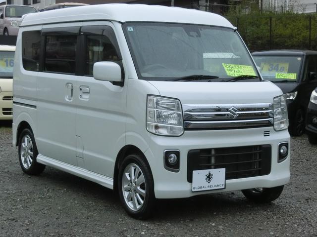 エブリイワゴン PZターボ ターボ 衝突軽減ブレーキ 電動スライドドア ナビDTV ブルートゥース バックカメラ ETC スマートキー プッシュスタート HID(3枚目)