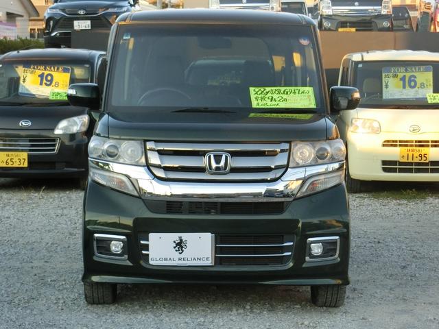 N-BOXカスタム G・ターボLパッケージ 後期型 アイドリングストップ 両側電動スライドドア ナビDTV ブルートゥース バックカメラ ETC クルーズコントロール スマートキー プッシュスタート キーレス連動ミラー(2枚目)