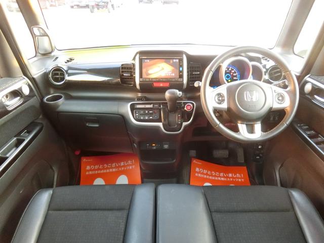 N-BOXカスタム G・ターボLパッケージ 後期型 アイドリングストップ 両側電動スライドドア ナビDTV ブルートゥース バックカメラ ETC クルーズコントロール スマートキー プッシュスタート キーレス連動ミラー(7枚目)