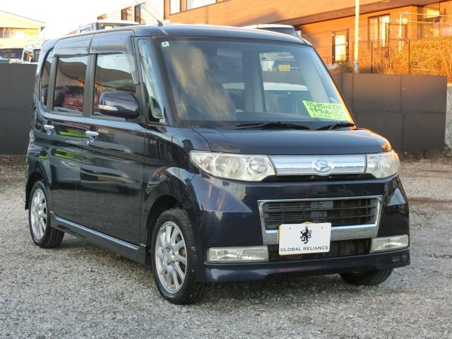 タント カスタムＲＳ　ターボ　電動スライドドア　ナビＤＴＶ　ＨＩＤ　スマートキー（3枚目）