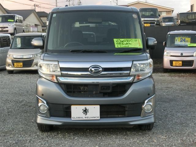 タント カスタムＲＳ　ＳＡ　ターボ　軽減ブレーキ　アイドルストップ　両側電動スライドドア　ビッグナビＤＴＶ　ブルートゥース　バックカメラ　スマートキー　プッシュスタート　ＬＥＤヘッドライト（2枚目）