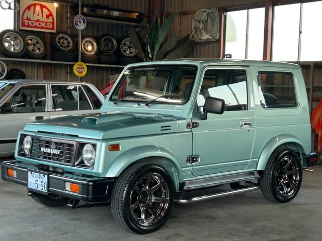 ジムニー 　ＵＳ　サムライ仕様　ローライダー　ＳＡＭＵＲＡＩ　ＬＯＷＲＩＤＥＲ　仕様　エアコンオーバーホール済み　内外装仕上げ済み　ローダウン　８０’ｓ　９０’ｓ　トラッキン　Ｌ．Ａスタイル（39枚目）