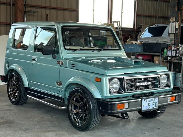 ジムニー 　ＵＳ　サムライ仕様　ローライダー　ＳＡＭＵＲＡＩ　ＬＯＷＲＩＤＥＲ　仕様　エアコンオーバーホール済み　内外装仕上げ済み　ローダウン　８０’ｓ　９０’ｓ　トラッキン　Ｌ．Ａスタイル（40枚目）