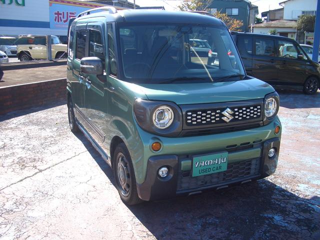 スペーシアギア ハイブリッドＸＺ　純正８インチナビ　ナビ連動ドラレコ　ＥＴＣ　ＬＥＤライト　フォグ　衝突軽減ブレーキ　プッシュスタート　両側パワースライドドア　シートヒーター　ルーフレール　リア修復歴あり（2枚目）