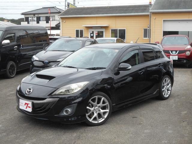 マツダスピードアクセラ ベースグレード 6速マニュアル 検8年8月 社外ナビフルセグTVバックカメラ ハーフレザーシート 18インチアルミ ETC(2枚目)