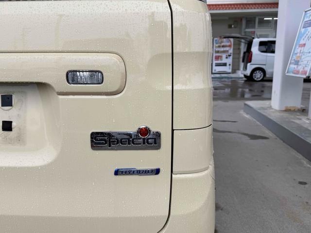 スペーシア ハイブリッドＸ　ドライブレコーダー　全周囲カメラ　両側電動スライドドア　ＴＶ　クリアランスソナー　レーンアシスト　衝突被害軽減システム　オートライト　スマートキー　アイドリングストップ　電動格納ミラー　シートヒーター（22枚目）