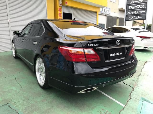 LS460 バージョンSZ 黒革 SR カールソン21インチ(12枚目)